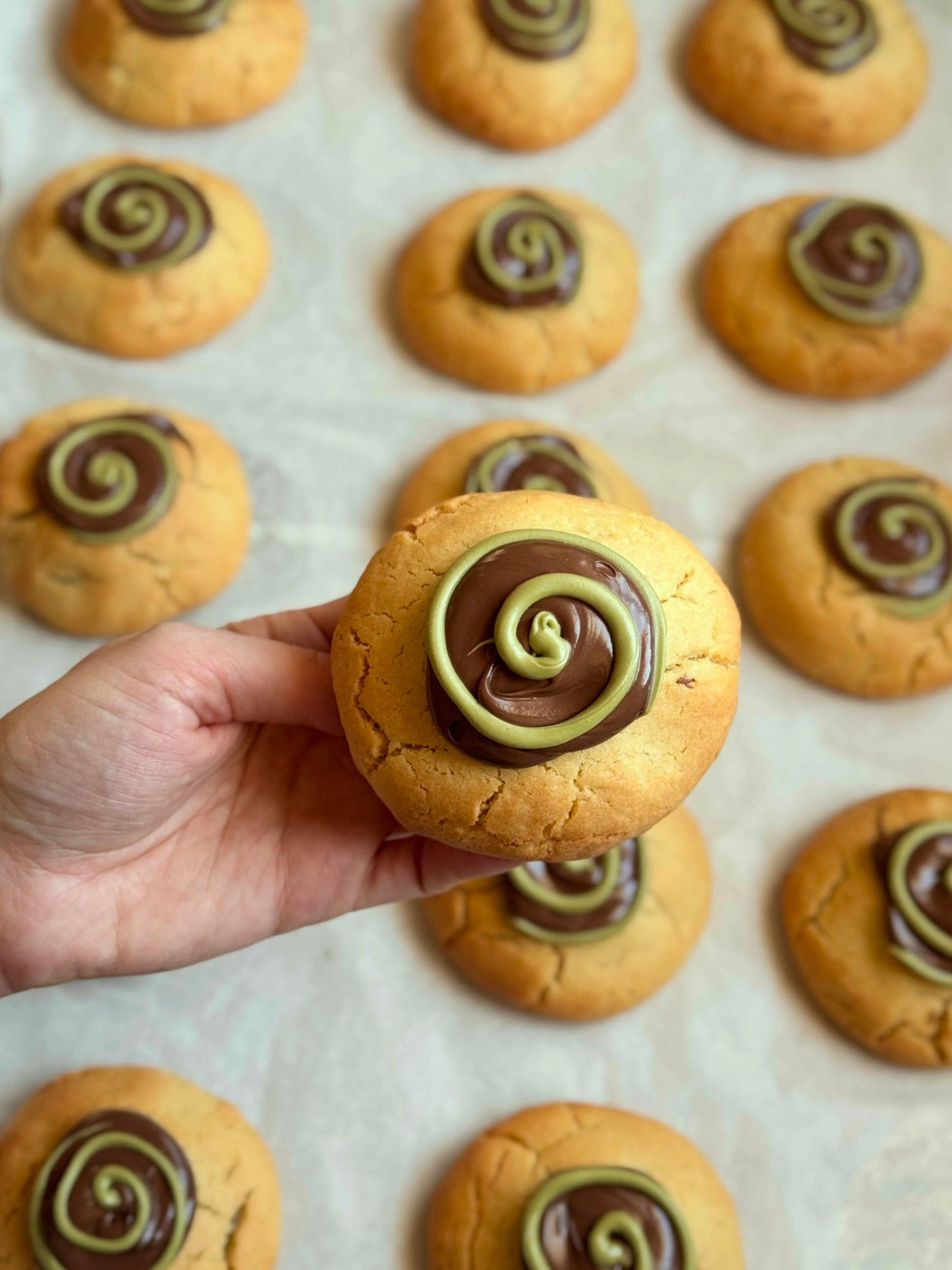 Dubai Pistachio Kunafa Cookie